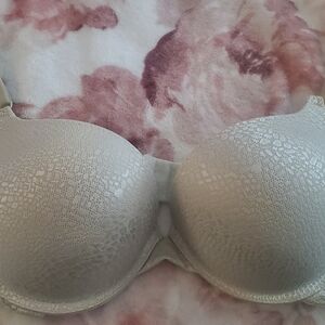 Maidenform Silver Grey Subtle Reptile Print Padded Push up Bra